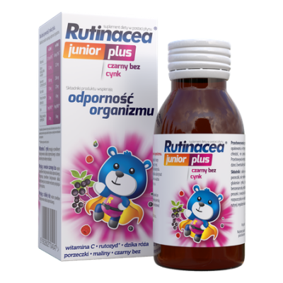 Miniaturka artykułu - Rutinacea Junior Plus płyn, 100 ml