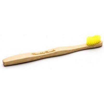 Miniaturka artykułu - HUMBLE Brush Bambusowa szczoteczka do zęb&oacute;w dla dzieci UltraSoft ż&oacute;łta, 1szt.
