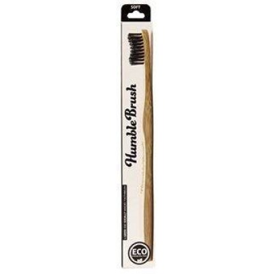 Miniaturka artykułu - HUMBLE Brush Bambusowa szczoteczka do zęb&oacute;w Soft czarna, 1szt.