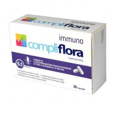 Miniaturka artykułu - Compliflora immuno, 30 kaps.