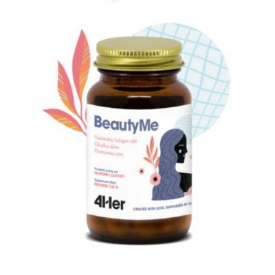 Miniaturka artykułu - 4HER BeautyMe Naturalny Kolagen Rybi, 120g