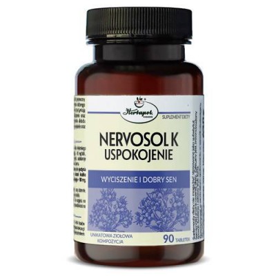Miniaturka artykułu - NERVOSOL K Uspokojenie, 90 tabl. 