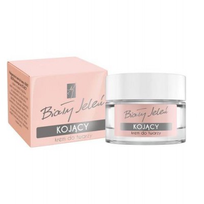BIAŁY JELEŃ Pielęgnacyjny krem do twarzy kojący, 50ml