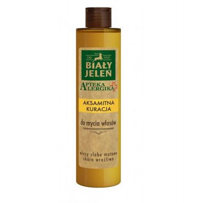 BIAŁY JELEŃ Apteka Alergika Aksamitna kuracja do mycia włos&oacute;w, 250ml