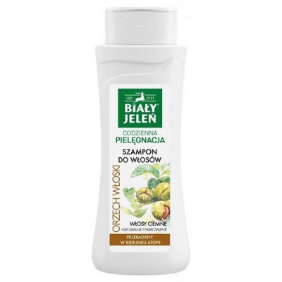 BIAŁY JELEŃ Szampon do włos&oacute;w ciemnych Orzech Włoski, 300ml