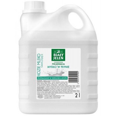 BIAŁY JELEŃ Mydło w płynie Kozie Mleko, 2l