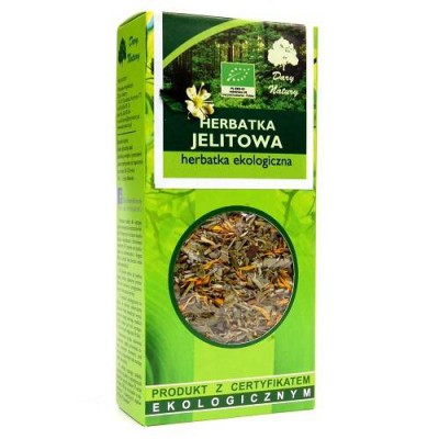 Miniaturka artykułu - DARY NATURY Herbatka Ekologiczna Jelitowa, 50g