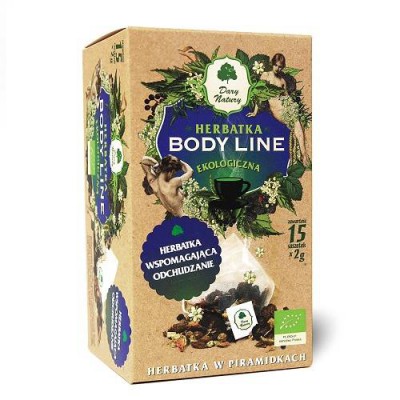 Miniaturka artykułu - DARY NATURY Herbatka Ekologiczna Body Line, 15x2g