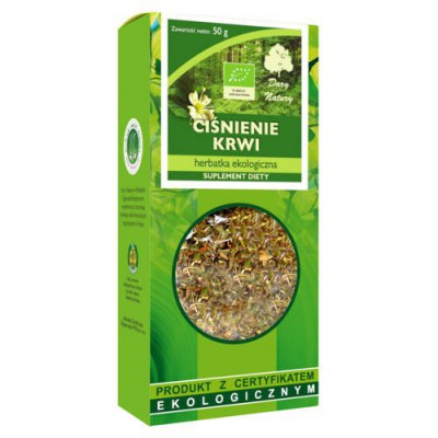 Miniaturka artykułu - DARY NATURY Herbatka Ekologiczna Ciśnienie Krwi, 50g