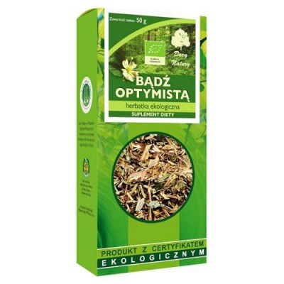 Miniaturka artykułu - DARY NATURY Herbatka Ekologiczna Bądź Optymistą, 50g
