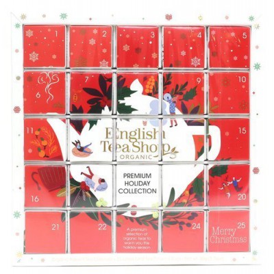 Miniaturka artykułu - Kalendarz adwentowy Red Puzzle, 25 piramidek