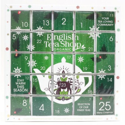 Miniaturka artykułu - Kalendarz adwentowy Green Puzzle, 25 piramidek