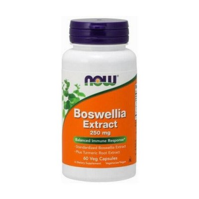 Miniaturka artykułu - Now Foods Boswelia Extract Wyciąg z kadzidłowca 250mg, 60kaps.