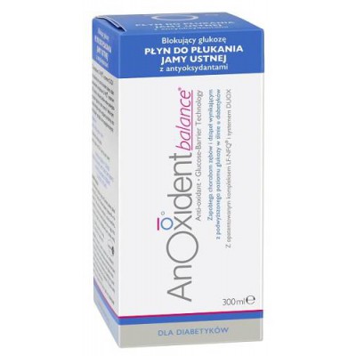 Miniaturka artykułu - ANOXIDENT Balance Płyn do płukania jamy ustnej, 300ml
