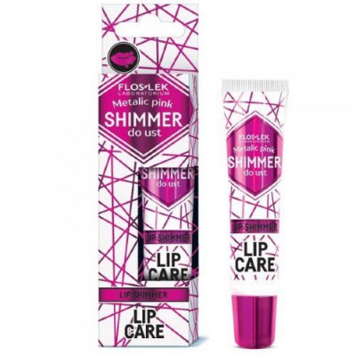 FLOS-LEK Shimmer do ust Metalic pink, 10g