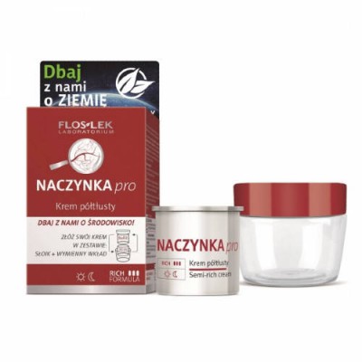 FLOS-LEK NACZYNKA Krem p&oacute;łtłusty Eco zestaw, 50ml