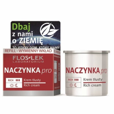 FLOS-LEK NACZYNKA pro Krem tłusty- refill, 50ml