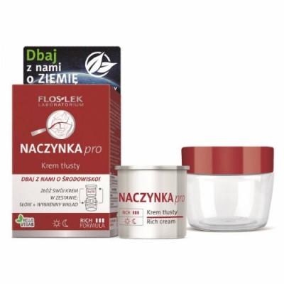 FLOS-LEK NACZYNKA pro Krem tłusty Eco zestaw, 50ml