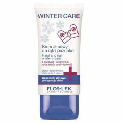 Miniaturka artykułu - FLOS-LEK WINTER CARE Krem do rąk i paznokci, 50ml