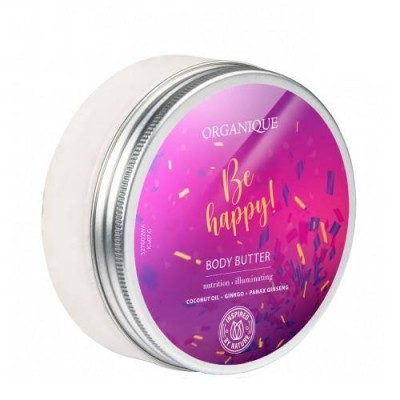 Miniaturka artykułu - ORGANIQUE BE HAPPY Masło do ciała, 200ml