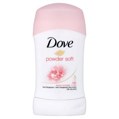 Miniaturka artykułu - DOVE Powder Soft Antyperspirant w sztyfcie, 40 ml