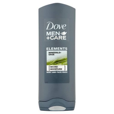 Miniaturka artykułu - DOVE Elements Minerals+Sage Żel pod prysznic, 250 ml