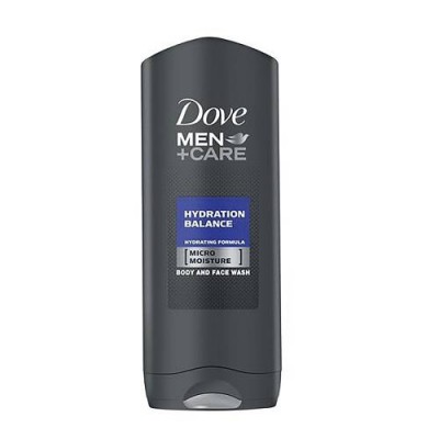 Miniaturka artykułu - DOVE MEN Żel pod prysznic Hydration Balance, 400ml