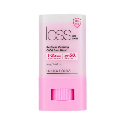 Miniaturka artykułu - HOLIKA HOLIKA Less on skin sztyft spf 50+, 14g