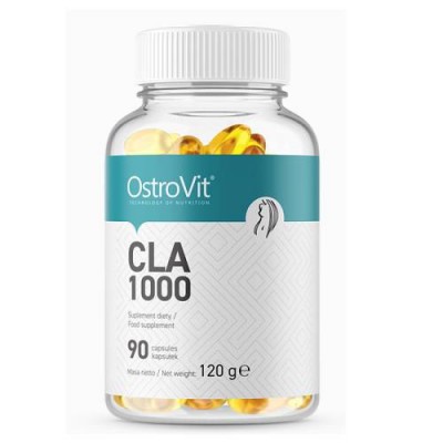 Miniaturka artykułu - OstroVit CLA 1000mg, 90 kapsułek 