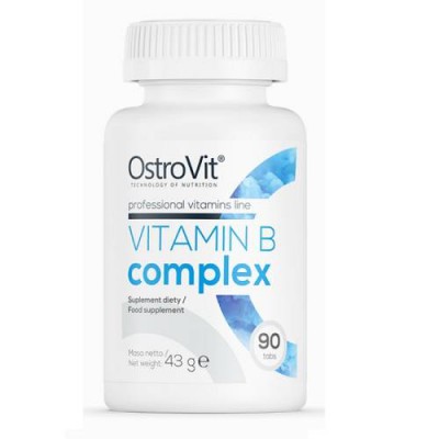 Miniaturka artykułu - OstroVit Witamina B Complex, 90 tabletek