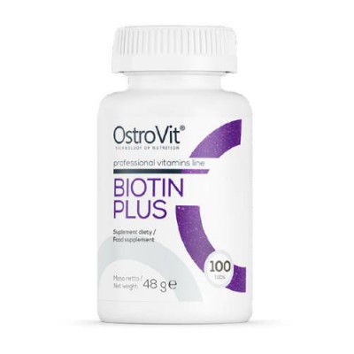 OstroVit Biotin Plus, 100 tabletek