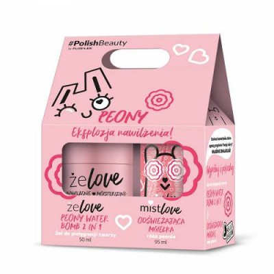 Miniaturka artykułu - FLOSLEK Zestaw żeLOVE Żel water bomb, 50ml + mistLOVE Mgiełka, 95ml