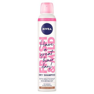 Miniaturka artykułu - NIVEA Fresh Revive Suchy szampon dla szatynki, 200 ml