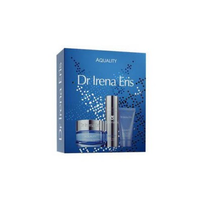 Miniaturka artykułu - DR IRENA ERIS ZESTAW Aquality Krem nawilżający, 50ml + Krem nawilzający, 30ml + Serum, 30ml