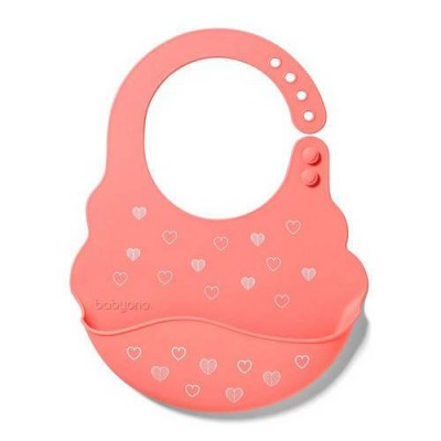 Miniaturka artykułu - BABYONO 829/04 Silikonowy Ślinikak z zapięciem 