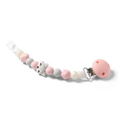 Zdjęcie produktu - BABYONO 719/04 Zawieszka do smoczka silikon NATURAL NURSING
