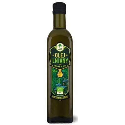 Miniaturka artykułu - DARY NATURY Olej lniany EKO, 500ml