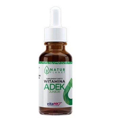 Miniaturka artykułu - NATUR PLANET Witamina ADEK Junior, 30 ml