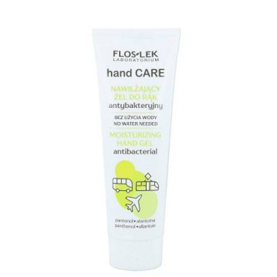 Miniaturka artykułu - FLOS-LEK HAND CARE Nawilżający żel do rąk antybakteryjny, 50 ml