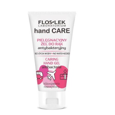 Miniaturka artykułu - FLOS-LEK HAND CARE Pielęgnacyjny żel do rąk antybakteryjny, 30ml