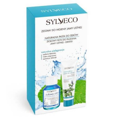 SYLVECO Zestaw do higieny jamy ustnej Pasta do zęb&oacute;w, 100g + Płyn do płukania jamy ustnej, 100ml