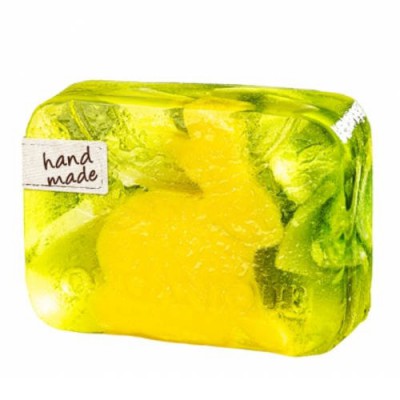 Miniaturka artykułu - ORGANIQUE Mydło glicerynowe - ż&oacute;łty zając, 100g