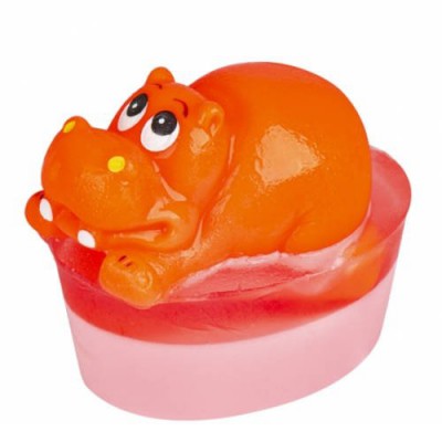 Miniaturka artykułu - ORGANIQUE Mydło glicerynowe - hipopotam, 85g