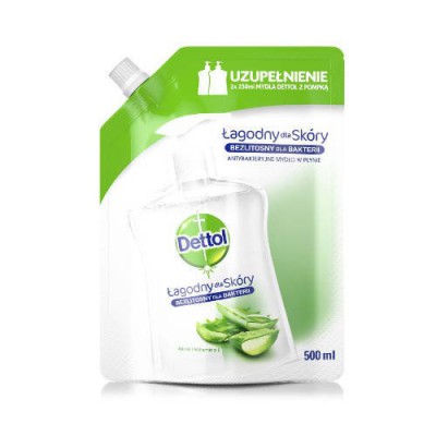 Zdjęcie produktu - Dettol Antybakteryjne Mydło w płynie nawilżające Refill, 500ml