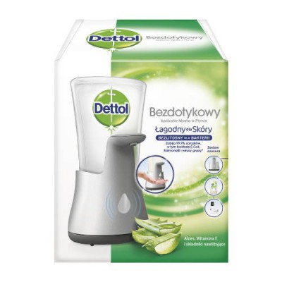 Zdjęcie produktu - DETTOL Antybakteryjne Mydło w płynie Aloes Vit. E Dozownik