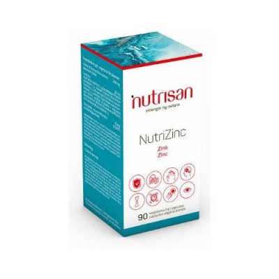Miniaturka artykułu - NUTRISAN NutriZinc Cynk, 90kaps.
