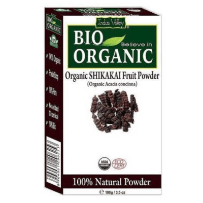 Miniaturka artykułu - BIO ORGANIC Proszek z orzech&oacute;w Shikakai, 100g