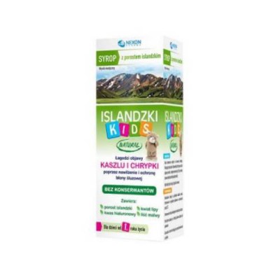 Miniaturka artykułu - Syrop ISLANDZKI Kids Natural, 125ml