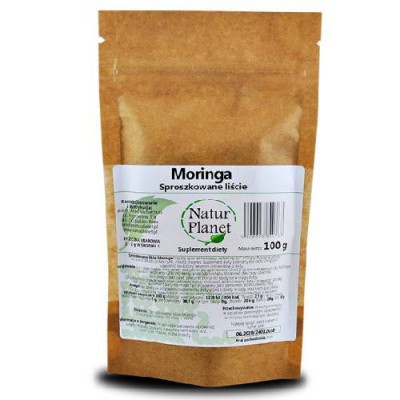 Miniaturka artykułu - NaturPlanet Moringa proszek, 100g
