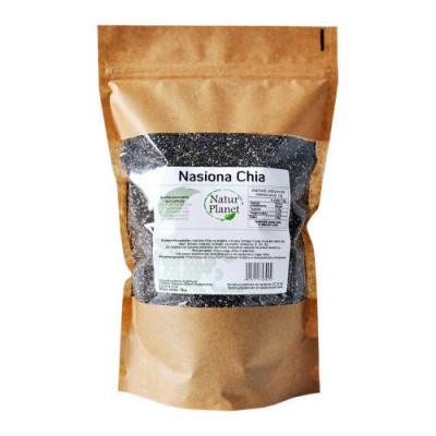 Miniaturka artykułu - NaturPlanet Nasiona Chia, 1000g